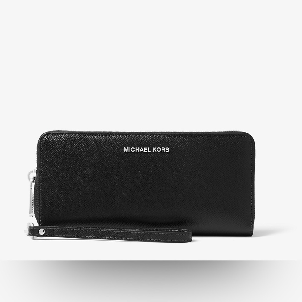 Michael Kors Leather Wallet in black